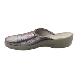 Befado chaussures pour femmes pantoufles 219d468 multicolore argent 2