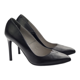 Edeo Escarpins à talons hauts pour femmes 3180 noir le noir 4