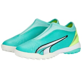 Chaussures Puma Ultra Match Ll + Mid Tt Jr 107231 03 vert vert 4