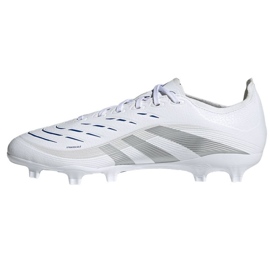 Adidas Predator League FG / Mg ID1327 Chaussures blanches et argentées 1 Adidas Predator League FG / Mg ID1327 Chaussures blanches et argentées 1