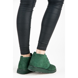 New Age Bottes femme vert 2