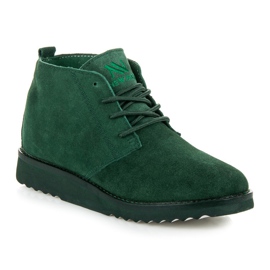 New Age Bottes femme vert 3
