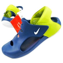 Sandales de mousse de chaussures de sport Nike DH9462-402 bleu 1
