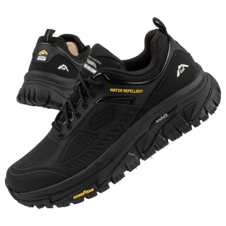 Skechers Arch Fit M 237333 Bbk chaussures de sport le noir 1