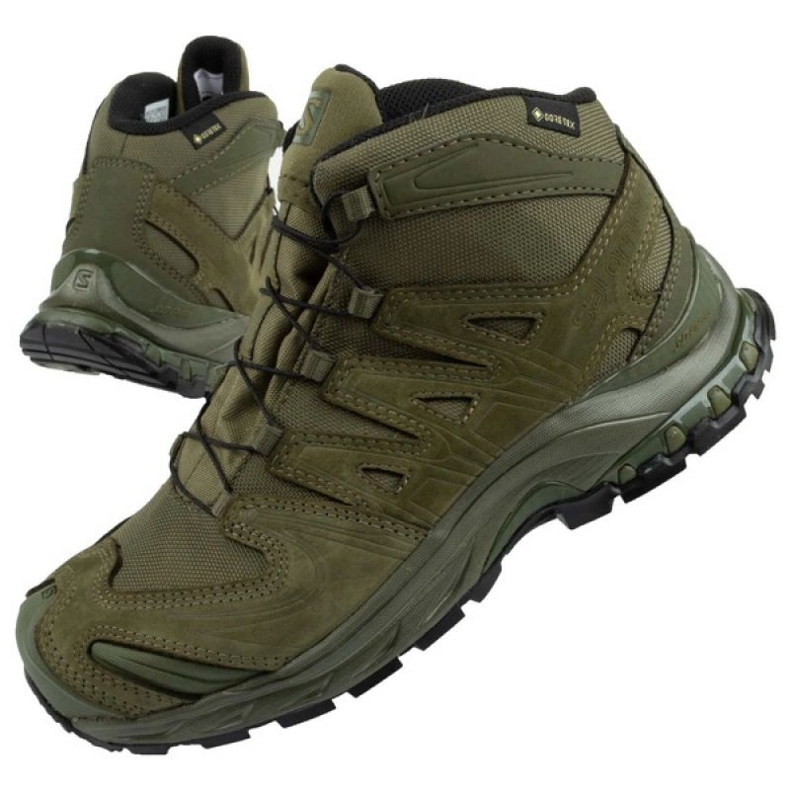 Chaussures de trekking Salomon Xa Forces M 409778 vert 1