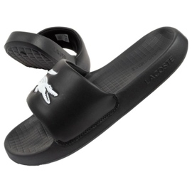 Tongs Lacoste Serve Slide 02312 noir 1