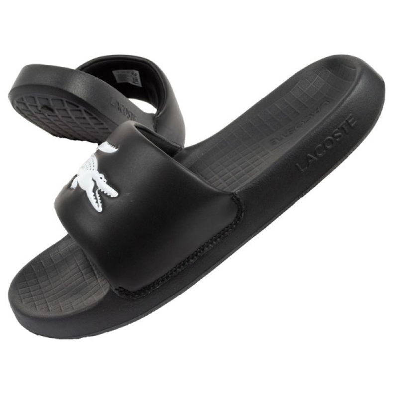 Tongs Lacoste Serve Slide 02312 le noir 1