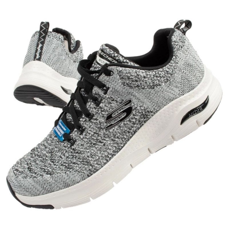 Chaussures Skechers Arch Fit 232041/WBK gris 1