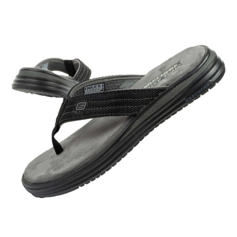 Skechers Proven M tongs 204577 Blk noir 2