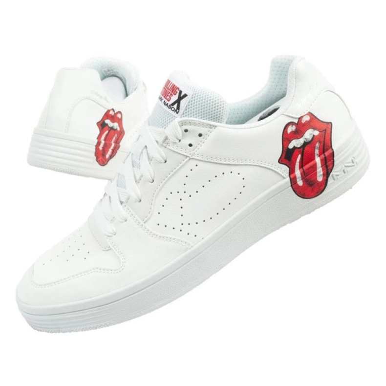 Chaussures Skechers Palmilla Rolling Stones 210748/WHT blanche 2