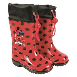 Coqui Perletti Miraculous Lady Bug bottes en caoutchouc 98312 rouge 1