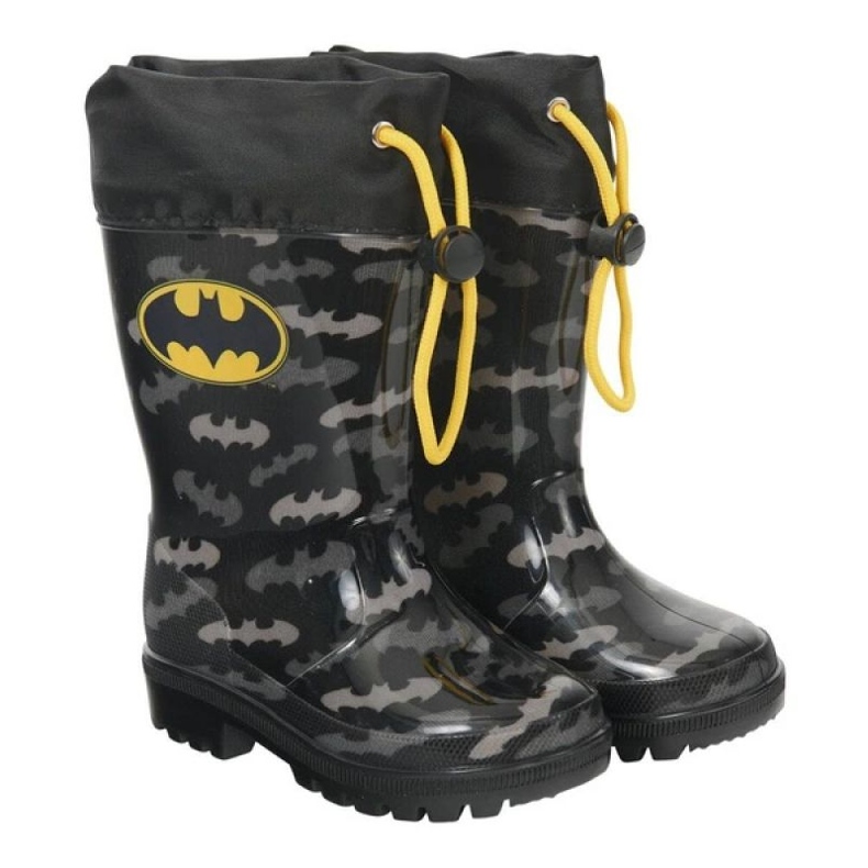 Coqui Perletti Batman 98326 bottes en caoutchouc noir 1