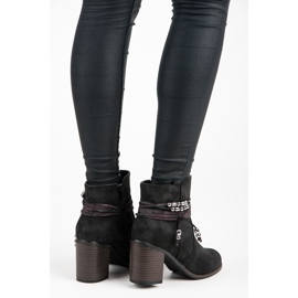 Vinceza Bottes classiques noir 1