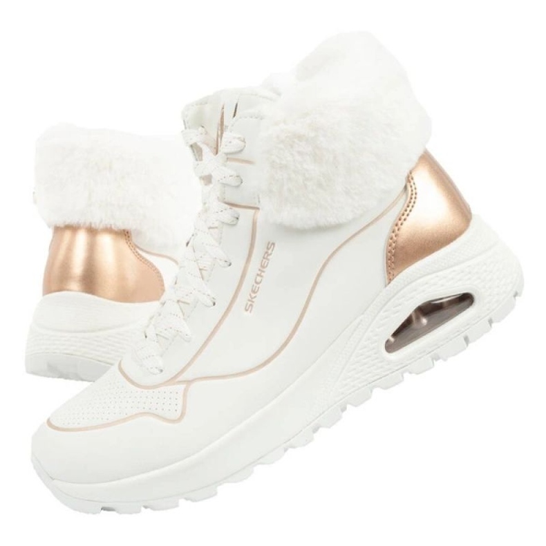 Skechers Uno chaussures robustes 167993/WTRG blanche 2