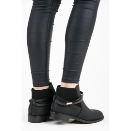 Vinceza Bottines Jodhpur basses noir 1