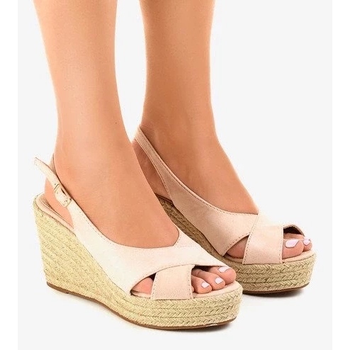 Bottes en daim pour le printemps, chaussures à talons hauts pour femmes beige 2