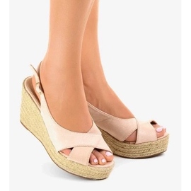 Bottes en daim pour le printemps, chaussures à talons hauts pour femmes beige 4