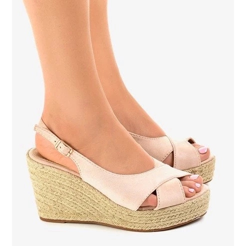 Bottes en daim pour le printemps, chaussures à talons hauts pour femmes beige 1