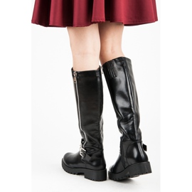 Seastar Bottes rock femme noir 1
