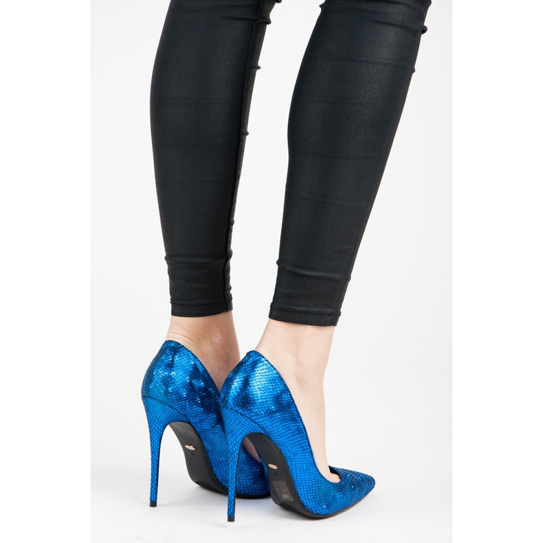 Vices Épingles à imprimé serpent bleu 2