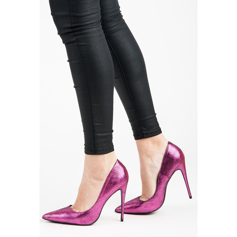 Vices Épingles à imprimé serpent violet 1