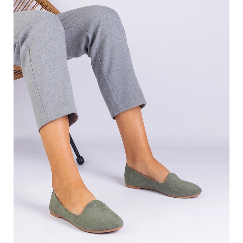 Ballerines Green Classic d'Ekozamsz vert 1