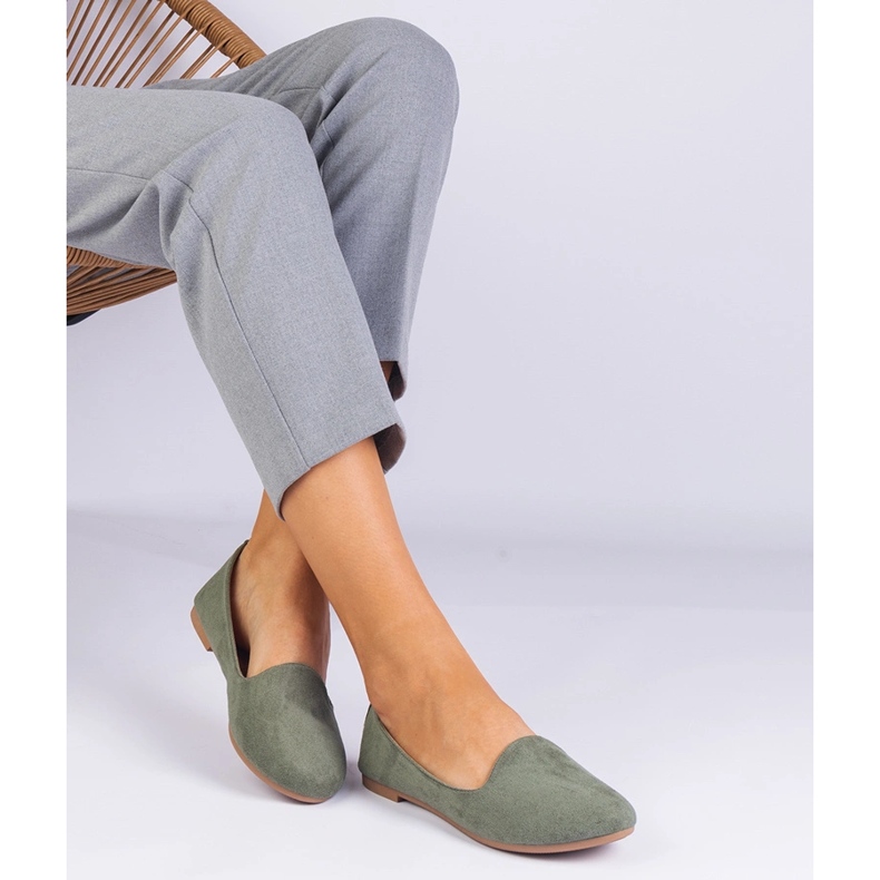 Ballerines Green Classic d'Ekozamsz vert 2