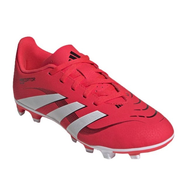 Adidas Predator Club FG / MG ID3813 Chaussures de football rouge 1
