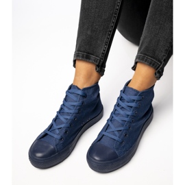 Baskets en jean classiques pour femmes bleu 3