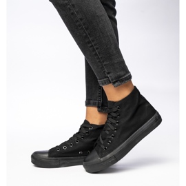 Baskets classiques noires pour femmes le noir 1