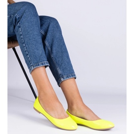 Ballerines de néon jaune 3