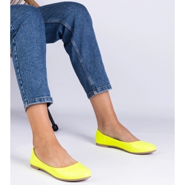 Ballerines de néon jaune 1