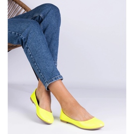 Ballerines de néon jaune 2