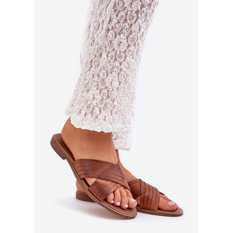 Lewski Shoes Chaussures de Lewski en cuir 3682 Camel brun 1