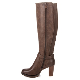 Super Mode Bottes classiques sur le poteau brun 2