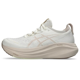 Asics gel nimbus 27 chaussures blanche 2