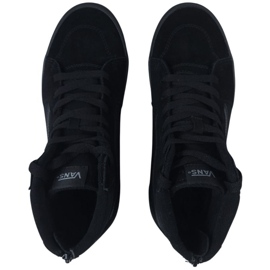 Chaussures Vans Yt Filmore Hi Zip Jr VN0A5HZFGL4 le noir 6