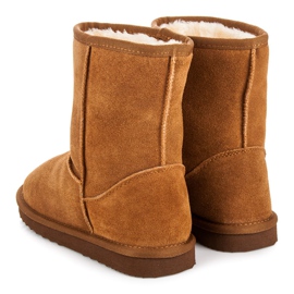 Coco Perla Bottes de neige en cuir pour femmes brun multicolore 3