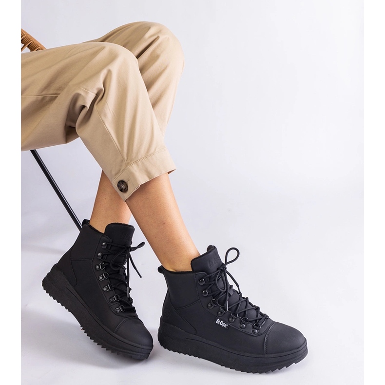 Bottes chaudes noires Lee Cooper LCJ-23-31-3028L le noir 2