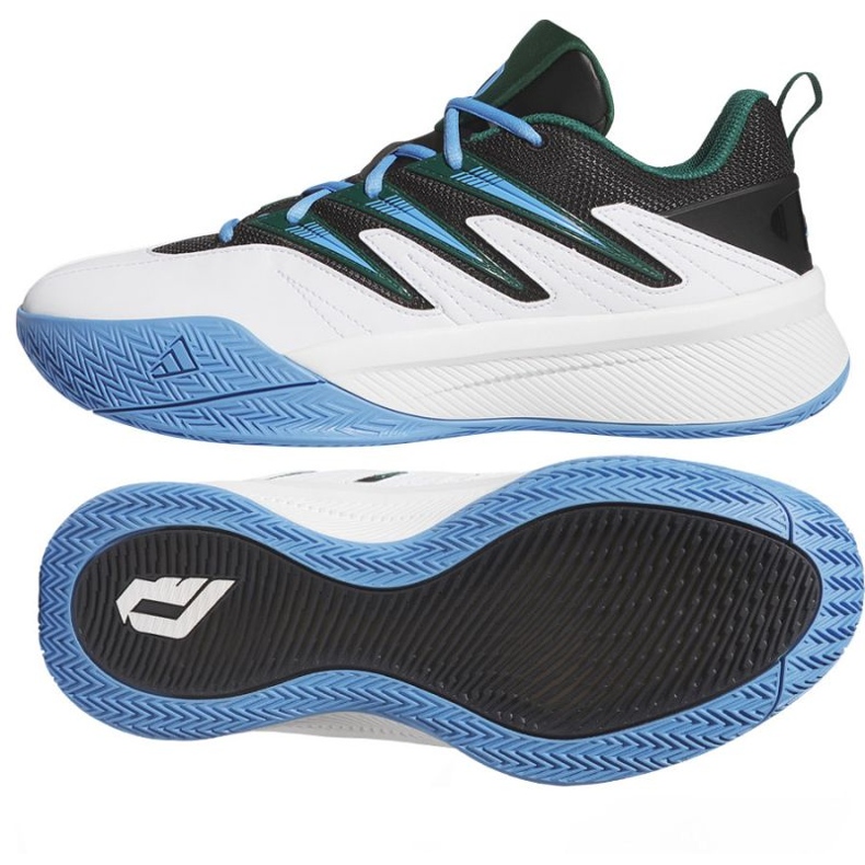 Adidas dame certifié 3 JI1541 Chaussures de basket-ball blanc 1