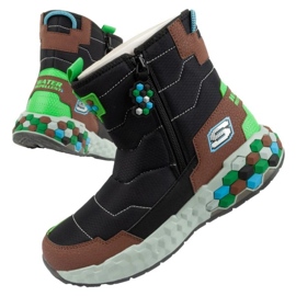 Skechers Jr 402216L/BKBR bottes de neige brun 6