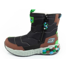 Skechers Jr 402216L/BKBR bottes de neige brun 7