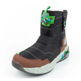 Skechers Jr 402216L/BKBR bottes de neige brun 8