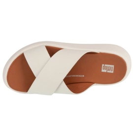 Fitflop F-Mode Flatform FW5-477 Chaussures blanche 2