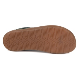Olivier Chaussures en cuir minimaliste aux pieds nus 1082 Nubuk vert foncé 7
