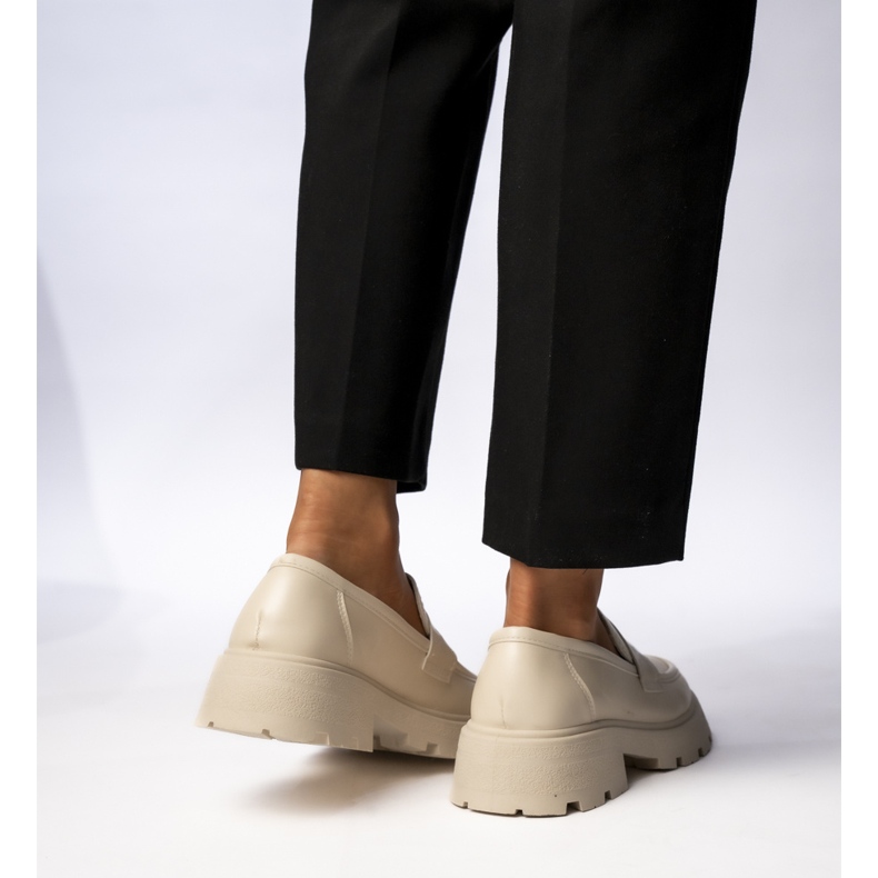 Femmes via les mocassins beige giulia 1