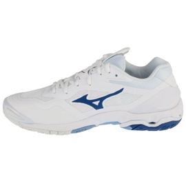 Mizuno Wave Stealth 6 X1GA243096 Chaussures blanches 1