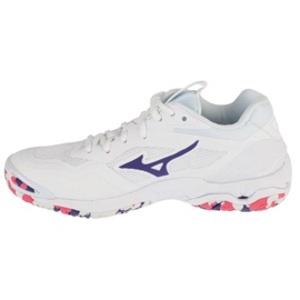 Mizuno Wave Stealth 6 X1GB243020 Chaussures blanches 1