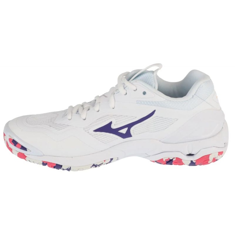 Mizuno Wave Stealth 6 X1GB243020 Chaussures blanches 1