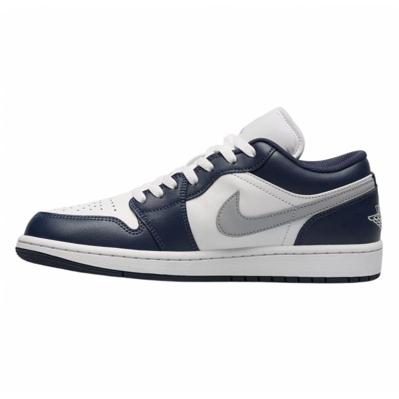 Nike Air Jordan 1 Low 553558-141 Navy Blue Shoes bleu 1
